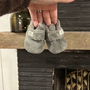 UGG Soft Gray Infant Booties